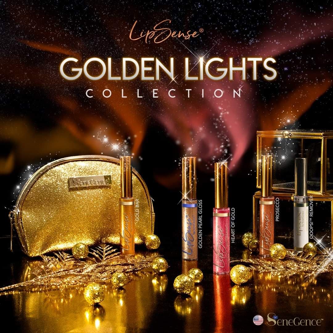 LipSense Goldenlights Collection. Senegence.